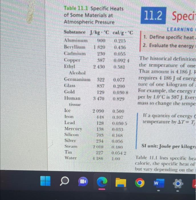 Determine The Change In Temperature Induced When 35 467 Joules Of Heat Is Added To 16 Kg Of Gold Report Your Answer In U 3