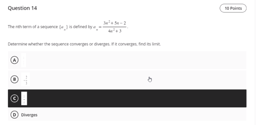 Which Of The Following Series Is Convergent A N 1 431 N B N 1 1 N 1n2 Nn 2 C N 1 N3n 2 D N 1 N 1 3