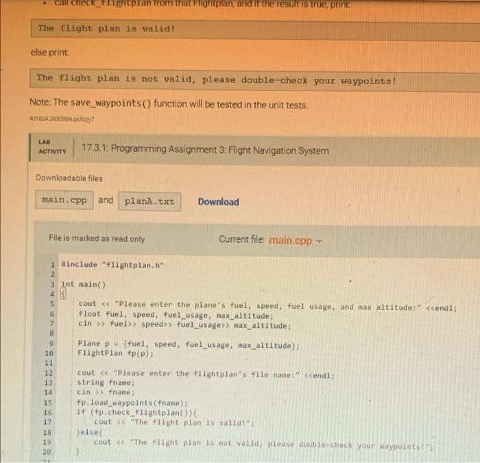 For This Assignment We Are Extending From Programming Assignment 2 Pa2 To Create A True Flight Planining Systern That 5