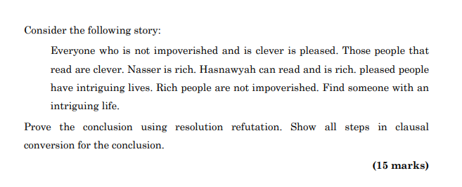 Consider The Following Story Everyone Who Is Not Impoverished And Is Clever Is Pleased Those People That Read Are Clev 1