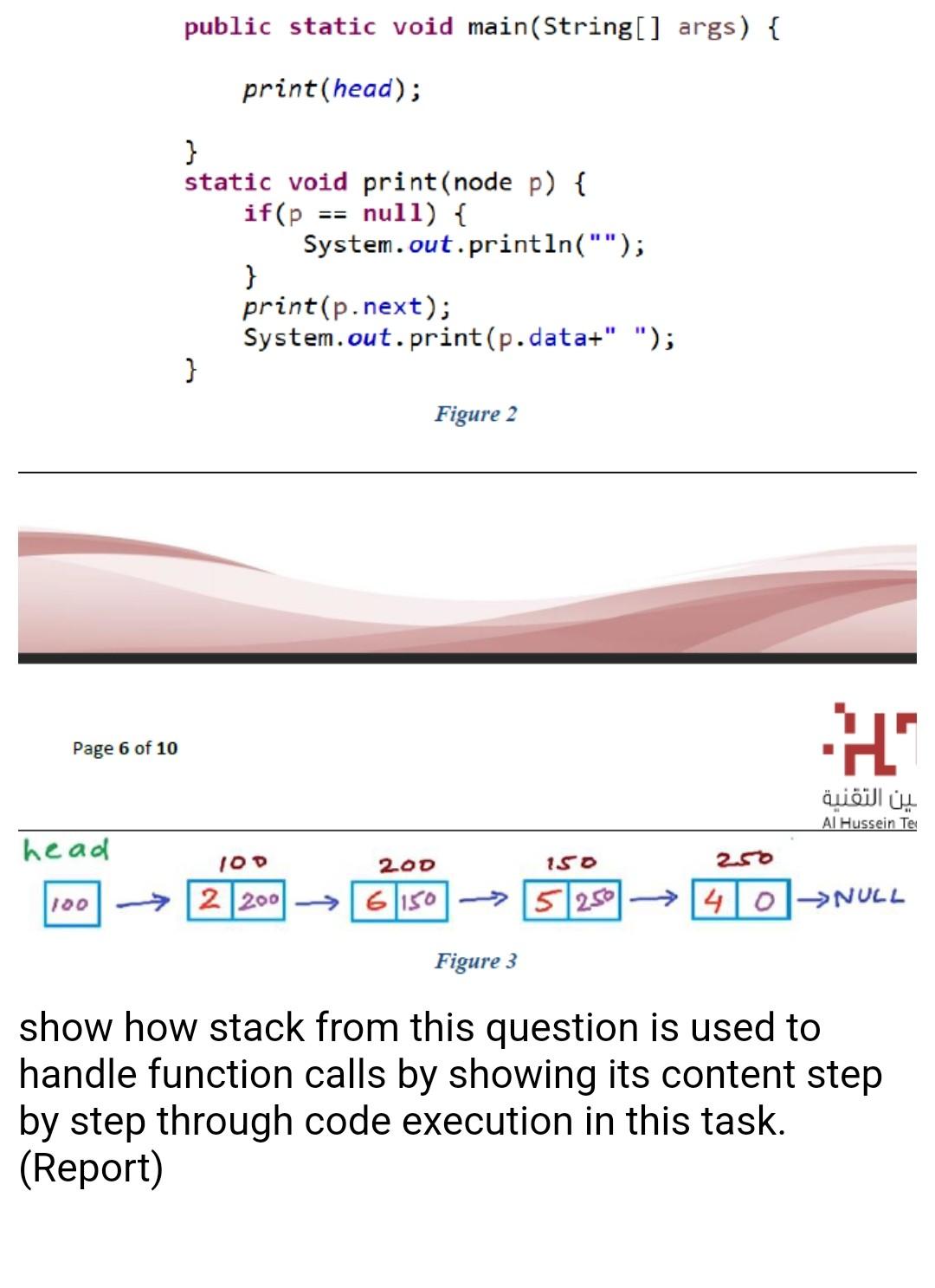 Public Static Void Main String Args Print Head 3 Static Void Print Node P If P Null System Out Println 1