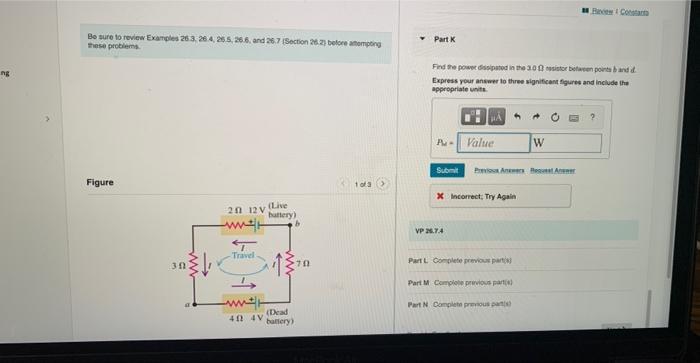 Bic Be Sure To Review Examples 263 264 265 266 And 25 7 Section 26 2 Before Attempting 26 These Problems Part Ng Fi 1