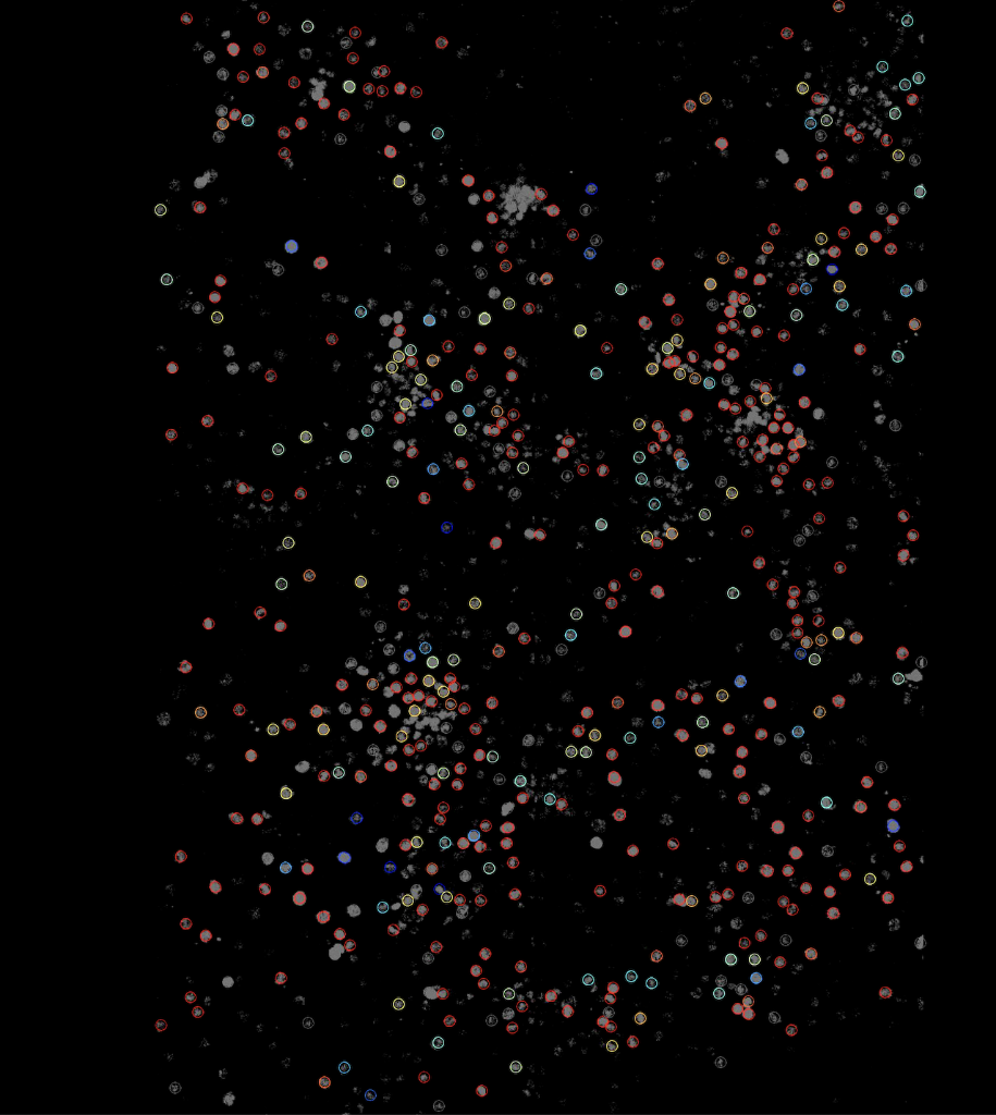 Please Write A Code In Python That Takes An Image Like This And Fills In The Colored Circles With The Color That They Ar 1