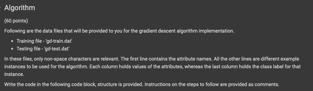 This Assignment Is Focused On Machine Learning Mainly On The Implementation Of 2 Different Algorithms Stochastic Grad 2