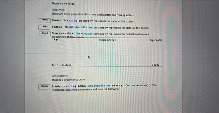 Studentapp A Bigh Level View Of An Application Is Shown Below You Will Build A System By Precisely Following The Speci 6