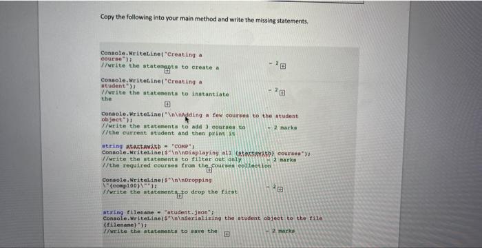 Studentapp A Bigh Level View Of An Application Is Shown Below You Will Build A System By Precisely Following The Speci 8