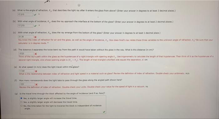 14 Puls Details Previous Answers Sercp11 22 3 Op Oil Y Notes Ask Your Teacher Practice Another A Ray Light Statut Glass 2