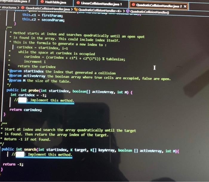 Quadraticcollisionhandler Java Collisionhandler Java 2