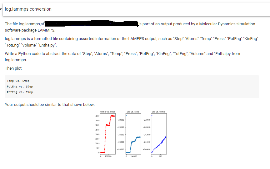 The File Log Lammps At Is Part Of An Output Produced By A Molecular Dynamics Simulation Software Package Lammps Log La 1