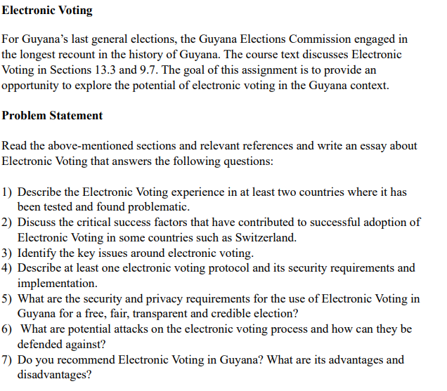 Electronic Voting For Guyana S Last General Elections The Guyana Elections Commission Engaged In The Longest Recount In 1