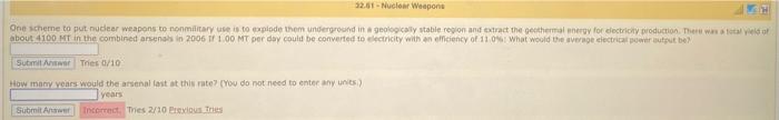 52 61 Nuclear Weapons One Scheme To Put Nuclear Weapons To Nonmilitary Use Is To Explode Them Underground In Geolokaly S 1