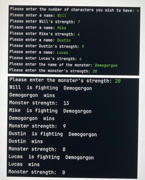 Refer To The Dnd Code Or You May Refer To My Solution Rewrite The Code Such That Each Character Has Only One Characte 3