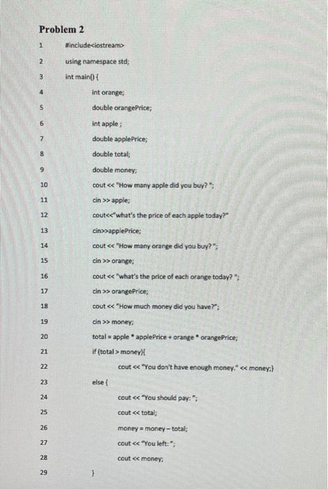 Problem Descriptions The Purpose Of This Assignment Is To Reinforce The Lecture Material On Variable Definition Fusage 3