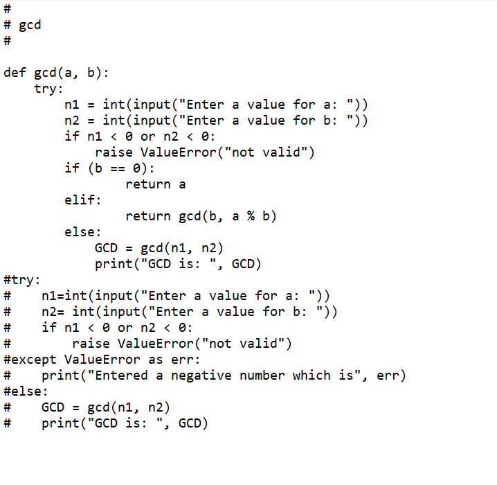 How To Successfully Run This Gcd Code In Python Without This Error Website Used To Check Code Online Infoheap Com Pyt 1