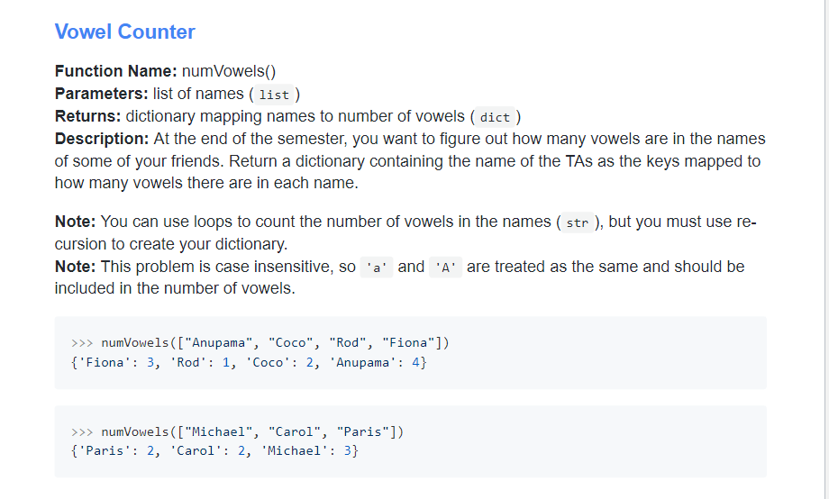 Please Solve It As Python Use Recursion 1