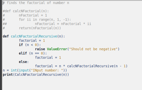How To Successfully Run Factorial Code In Python Without Error 2