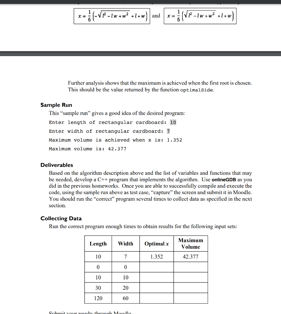 Your Fifth Assignment Is Based On Programming Exercise No 29 From Pp 464 465 Of The Textbook We Supply It Below With 3