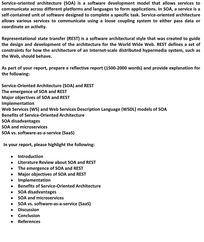 Service Oriented Architecture Soa Is A Software Development Model That Allows Services T Communicate Across Different 1
