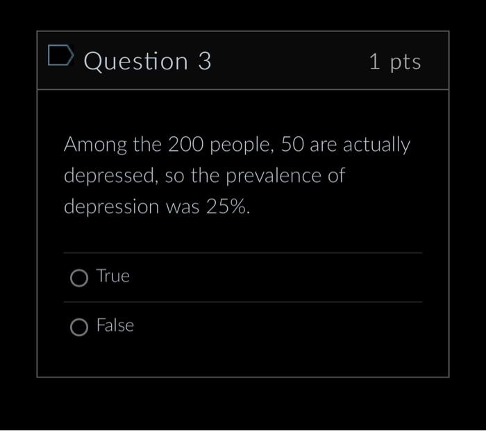 A Psychiatrist Devised A Short Screening Test For Depression We Are Evaluating The Accuracy Metrics For This Short Test 3