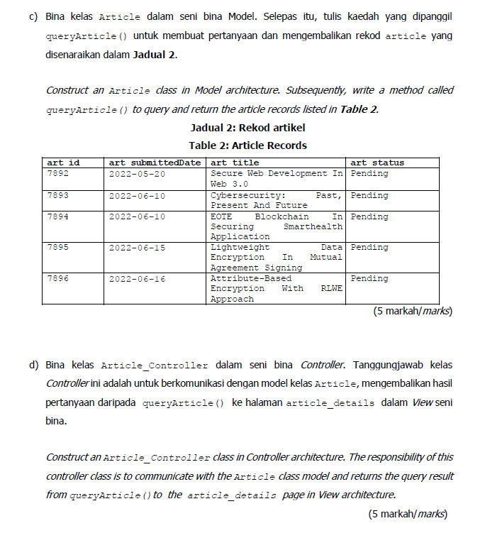 Please Answer All Question C And D Thank You 1
