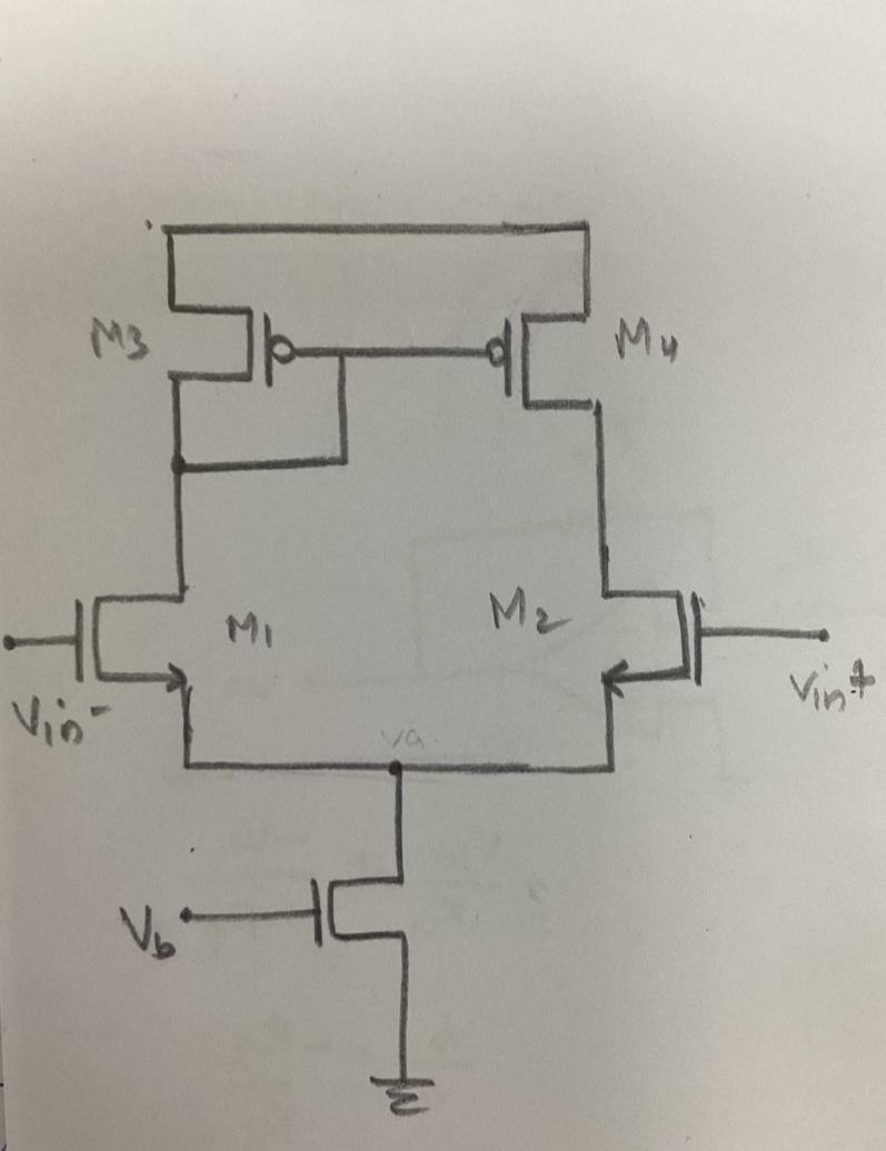 Calculate The Voltage Gain And Ron Rop Rout 1