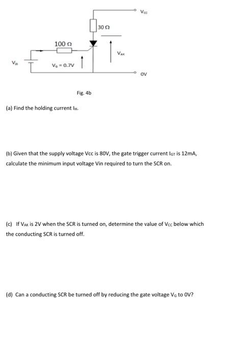 Q2 A Mosfet Circuit Is Shown In Fig 2a Fig 2 B Is The Characteristic Of The Mosfet 36 Fig 2a Fig 2b A State 4