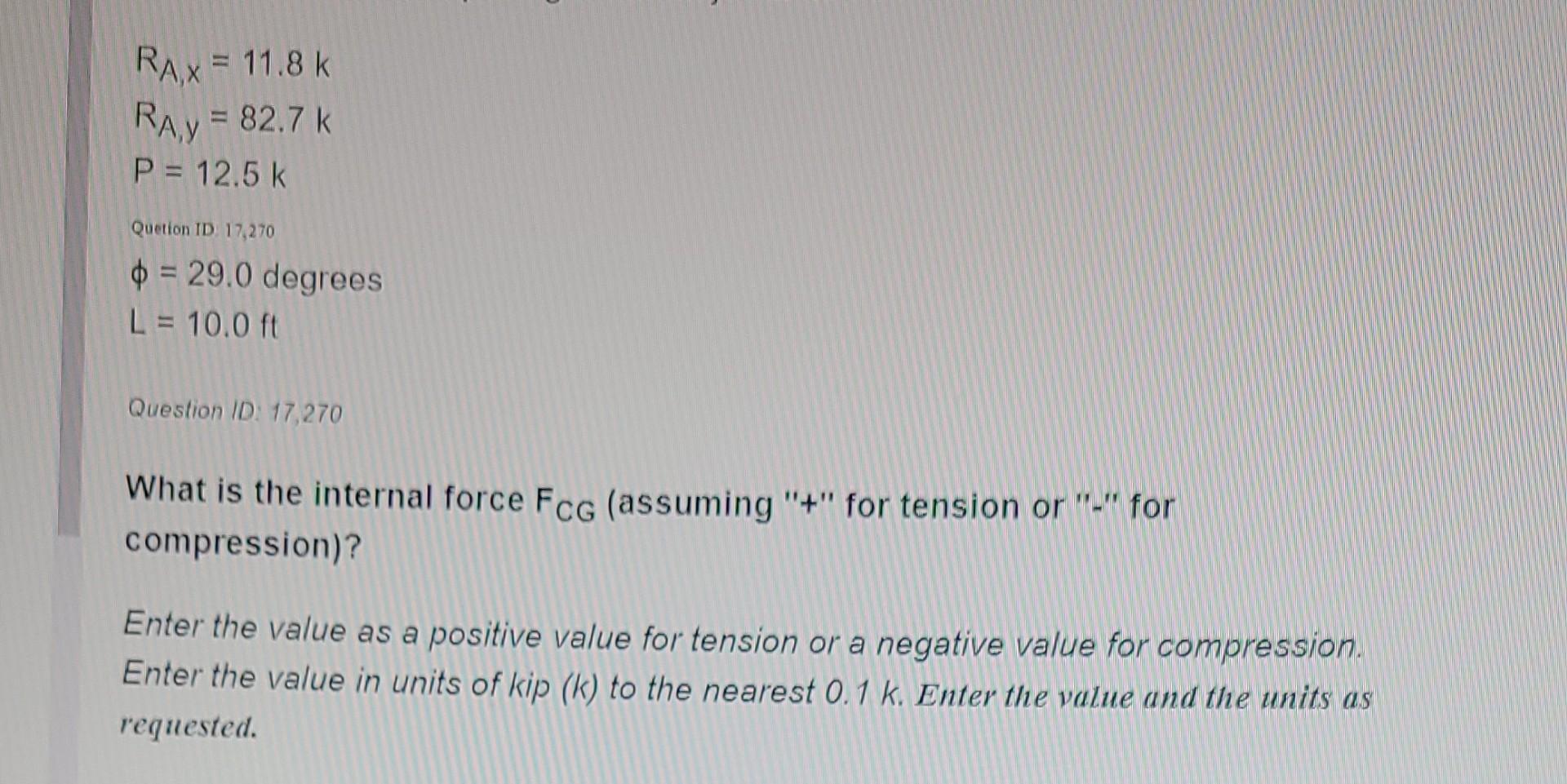 The Following Represents A Method Of Sections Fbd For A Truss Iest Question Propercy Of Kennesars State University Qu 2