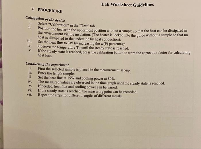 1 Objective To Determine And The Thermal Conductivities Of Various Metals And Compare Them With The Ideal Values To 3