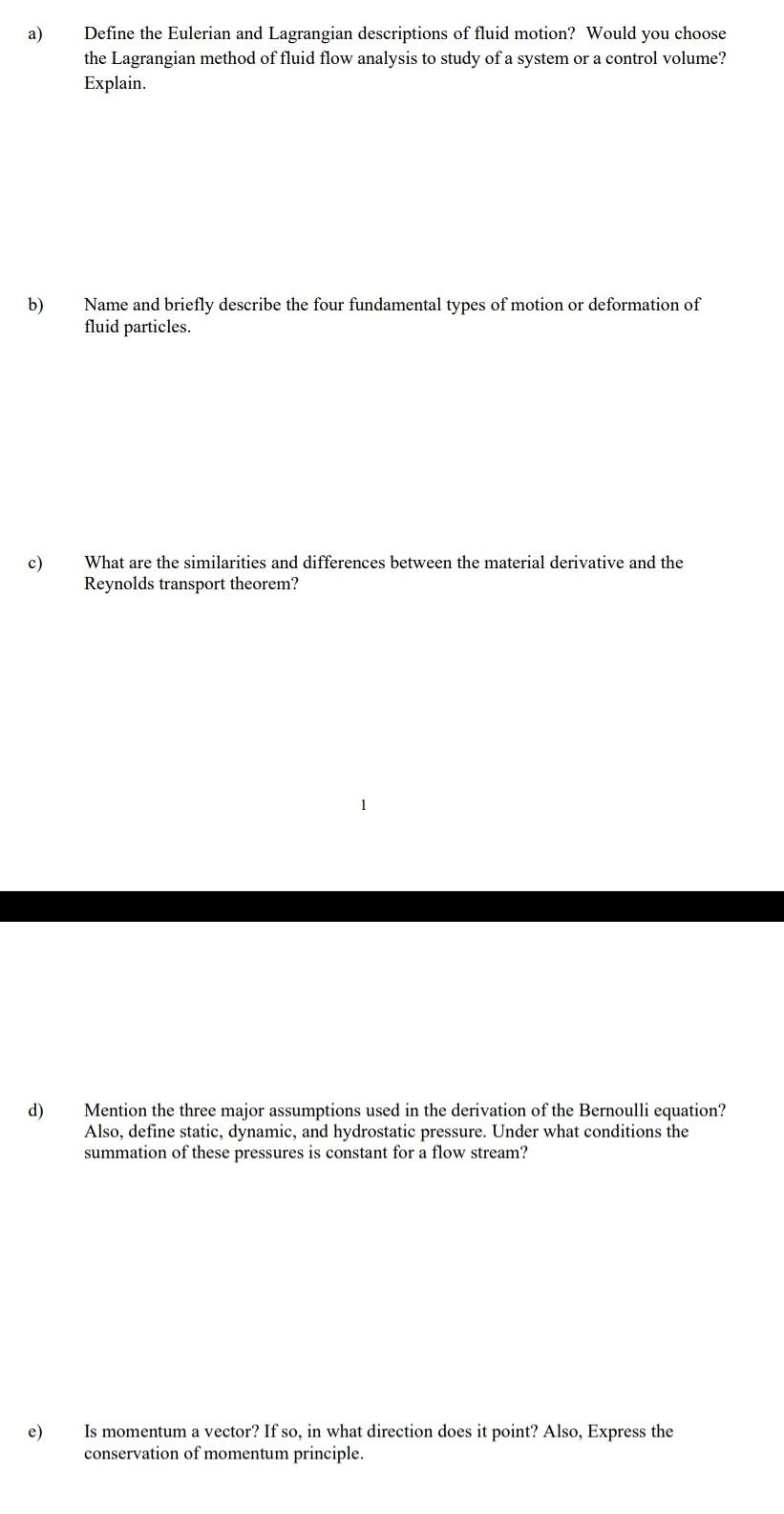 Fluid Mechanics 1