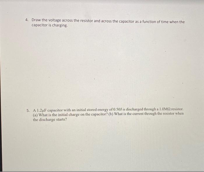 Voldge Across The Resistor Procedure 1 Assemble The Circuit As Shown In The Figure 2 Connect The Voltage Graphing In 3