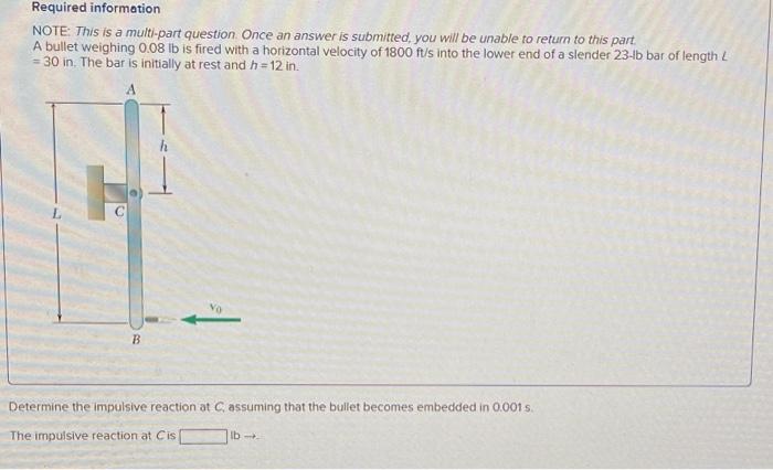 Note This Is A Multi Part Question Once An Answer Is Submitted You Will Be Unable To Return To This Part A Bullet We 1