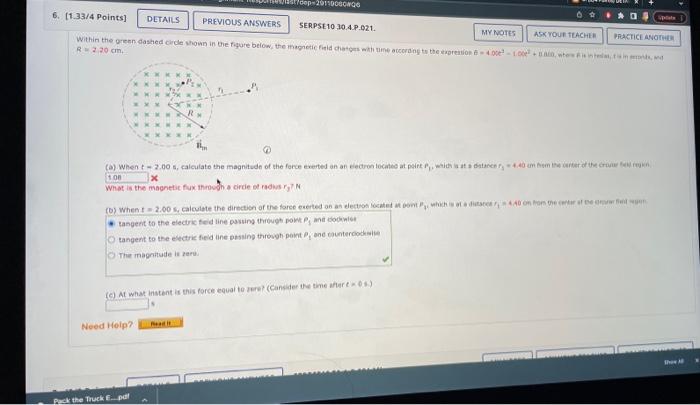 8 2 4 Points Details Previous Answers Serpse10 30 A Op 029 My Notes Ask Your Teacher Practice Another The Circuit In 2