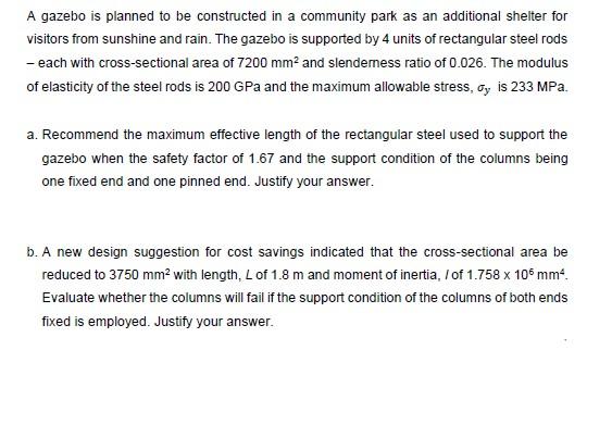 A Gazebo Is Planned To Be Constructed In A Community Park As An Additional Shelter For Visitors From Sunshine And Rain 1