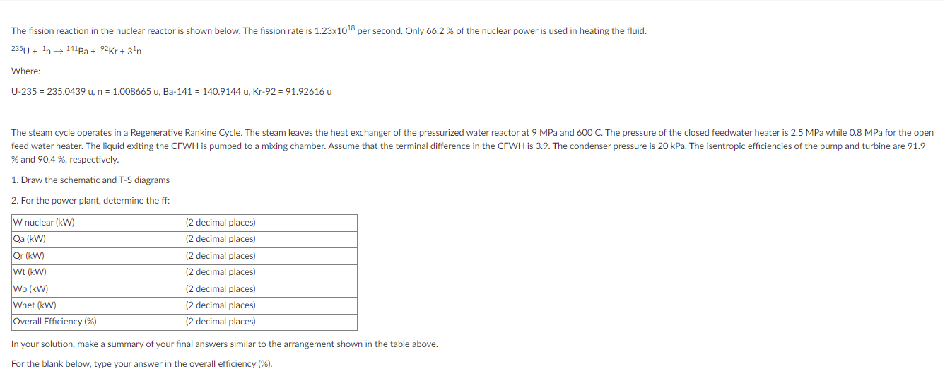 235u 1n 141ba 92kr 31n Where U 235 235 0439u N 1 008665u Ba 141 140 9144u Kr 92 91 92616u And 90 4 Respectively 1 1