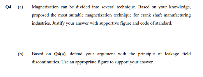A Magnetization Can Be Divided Into Several Technique Based On Your Knowledge Proposed The Most Suitable Magnetizati 1