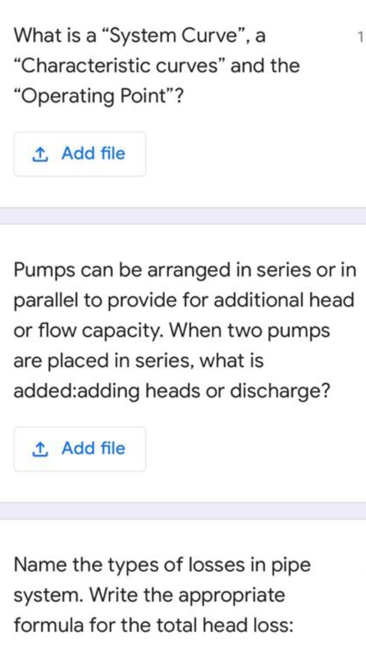 What Is A System Curve A Characteristic Curves And The Operating Point Pumps Can Be Arranged In Series Or In Par 1