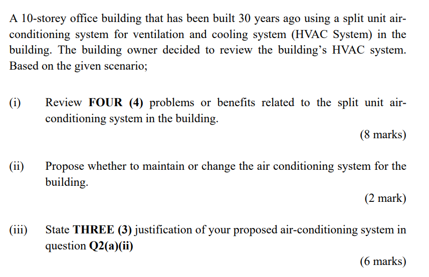 A 10 Storey Office Building That Has Been Built 30 Years Ago Using A Split Unit Airconditioning System For Ventilation 1