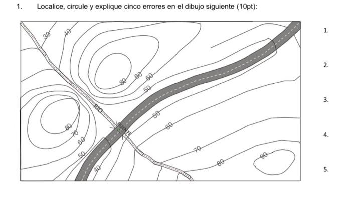Localice Circule Y Explique Cinco Errores En El Dibujo Siguiente 10pt 1
