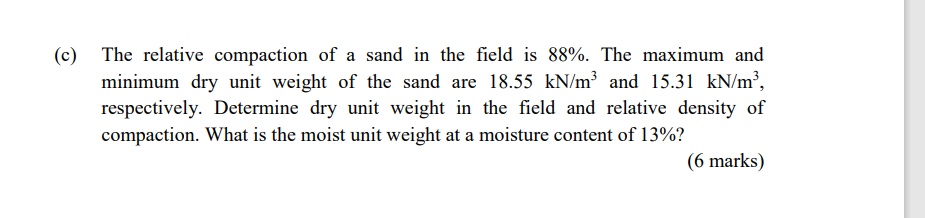 Course Geotechnics Please I Need The Answer Within 1 30 2 Hours Maximum Otherwise It S Not Useful For Me Thank You 1