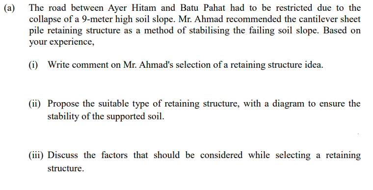 The Road Between Ayer Hitam And Batu Pahat Had To Be Restricted Due To The Collapse Of A 9 Meter High Soil Slope Mr Ah 1