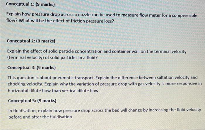 Explain How Pressure Drop Across A Nozzle Can Be Used To Measure Flow Meter For A Compressible Flow What Will Be The Ef 1