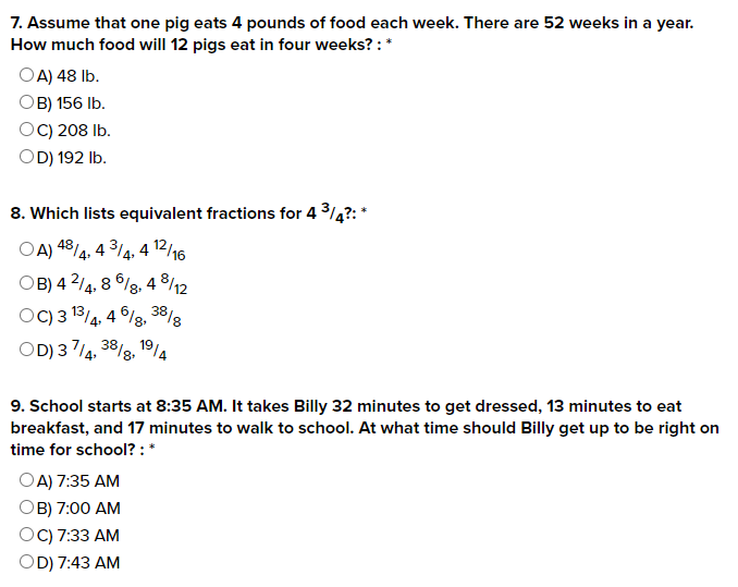 7 Assume That One Pig Eats 4 Pounds Of Food Each Week There Are 52 Weeks In A Year How Much Food Will 12 Pigs Eat In 1