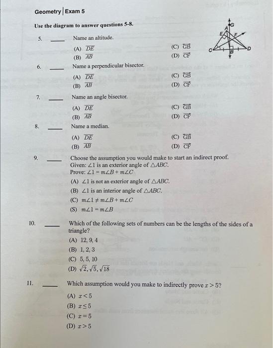 Based On Chapter 5 Of The Textbook And Unit 5 Of The Study Guide For Each Of The Following Write On The Blank Line The 2