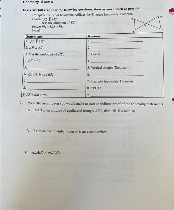 Based On Chapter 5 Of The Textbook And Unit 5 Of The Study Guide For Each Of The Following Write On The Blank Line The 4