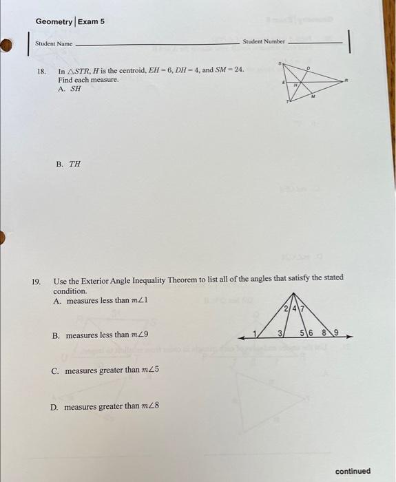 Based On Chapter 5 Of The Textbook And Unit 5 Of The Study Guide For Each Of The Following Write On The Blank Line The 5