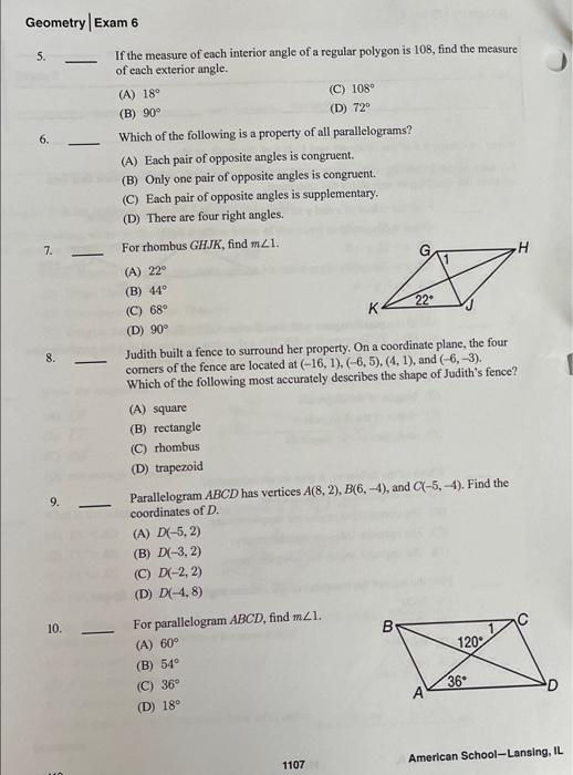 Based On Chapter 6 Of The Textbook And Unit 6 Of The Study Guide For Each Of The Following Write On The Blank Line The 2