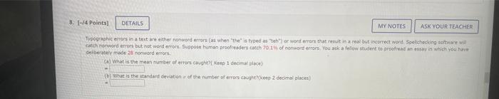 De Berately Mast 2t Noriwsed Erears A Winat Is The Mean Tumier Of Erters Easght Katp 1 Decimat Olacel Bi What Is Th 1