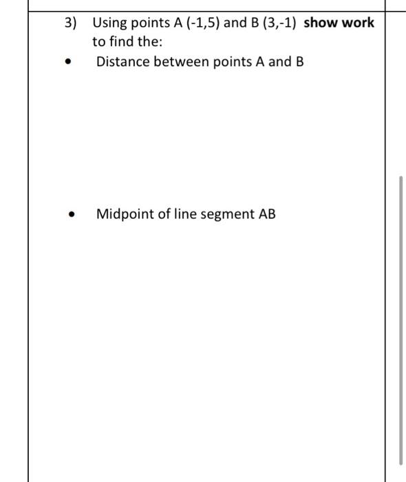 Midpoint Of Line Segment Ab 1