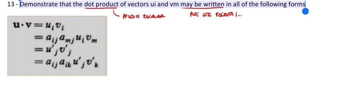 U V Ui Vi Aij Amj Ui Vm Uj Vj Aij Aik Uj Vk 1