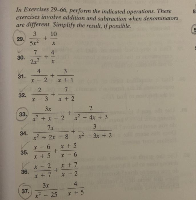 Practice Exercises In Exercises 1 16 Perform The Indicated Operations These Exercises Involve Addition And Subtraction 4